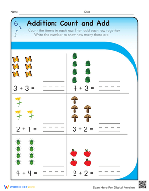 Skip Counting by 3 Worksheet