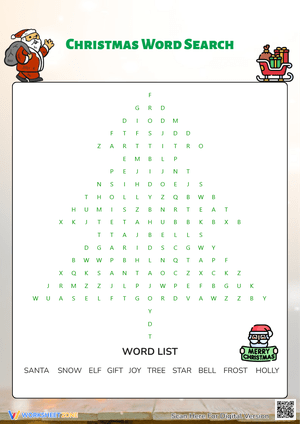 Christmas Themed Worksheet