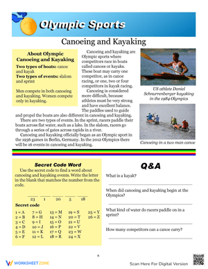Olympic Canoeing and Kayaking