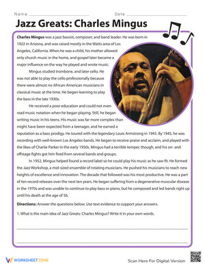 Jazz Greats: Charles Mingus