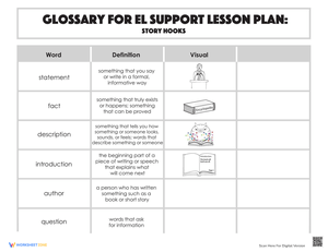 Glossary: Story Hooks