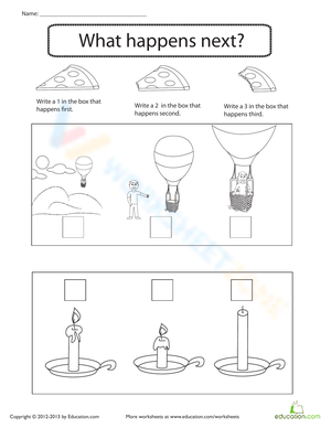 What Happens Next? Predicting Outcomes Worksheet
