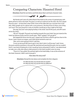 Comparing Characters in a Haunted Hotel