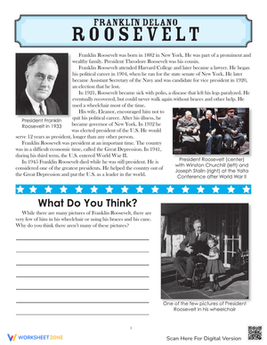 Franklin D. Roosevelt Biography
