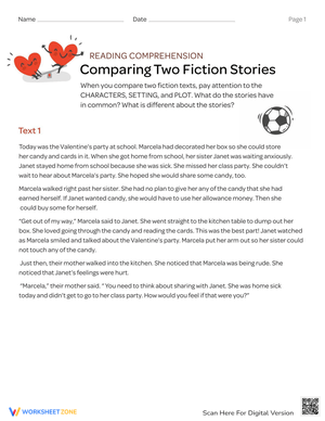 Comparing Two Fiction Texts