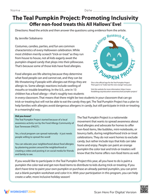 The Teal Pumpkin Project: Inclusivity