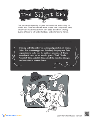 Explore the Silent Film Era