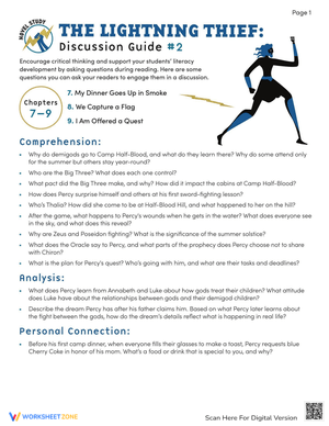 The Lightning Thief Novel Study