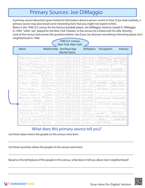 Primary Sources: Joe DiMaggio
