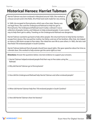 Historical Heroes: Harriet Tubman