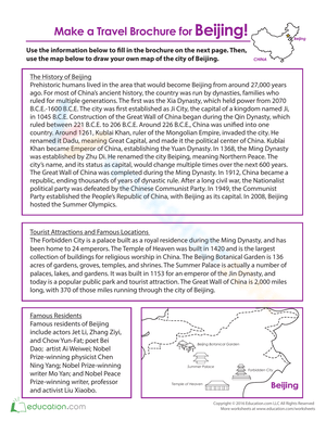 Beijing Travel Brochure Project