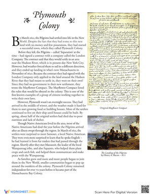 Exploring the Plymouth Colony