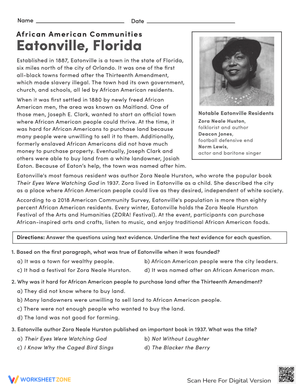 Discover Eatonville, Florida