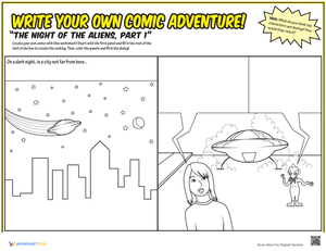 Write Your Own Comic Worksheet