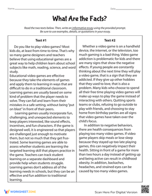 What Are The Facts: Identifying Key Information