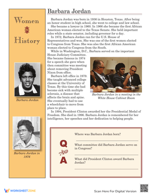 Learn About Barbara Jordan