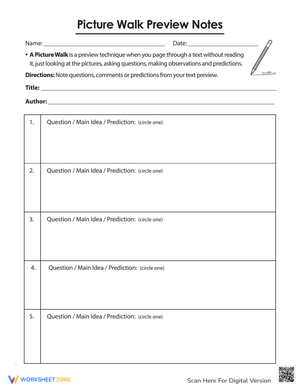 Enhance Reading Skills with a Picture Walk