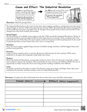 Cause and Effect: The Industrial Revolution