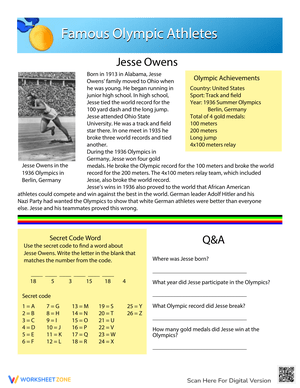 Learn About Jesse Owens: Olympic Legend