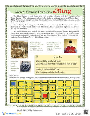 Ancient Chinese Dynasties: Ming
