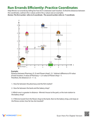 Run Errands Efficiently: Practice Coordinates