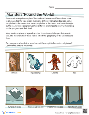 Monsters Around the World: Cultural Study