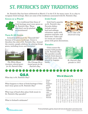 St. Patrick's Day: Exploring Traditions