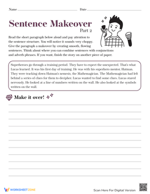 Sentence Makeover: Improve Your Writing Skills