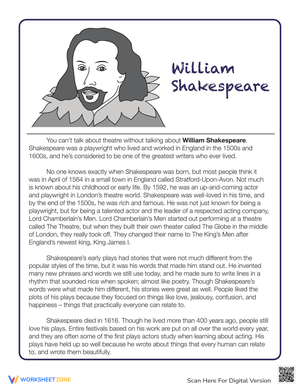 Shakespeare: Biography and Life Overview