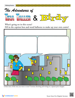 Write Your Own Super Hero Comic Strip