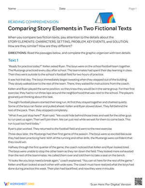 Comparing Story Elements in Two Fiction Texts