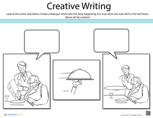 Finish the Comic Strip: Creative Writing