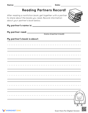 Reading Partners Record: Track Progress
