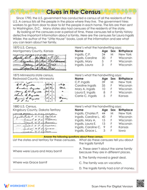 Using Primary Sources Worksheet