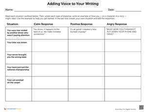 Adding Voice to Your Writing