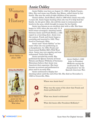 Women in History: Annie Oakley