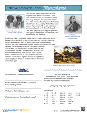 Native American Tribes: Choctaw