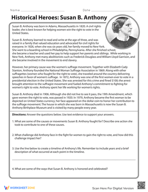 Historical Heroes: Susan B. Anthony