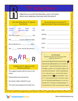 Learn Adjectives That Start with R