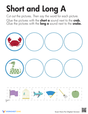 Long and Short Vowels: "A"