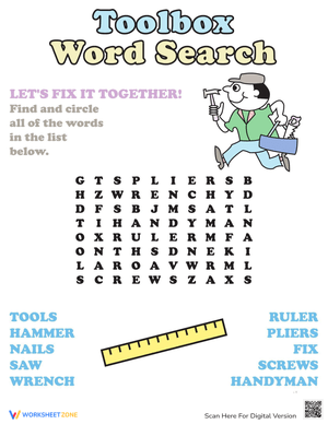 Toolbox Word Search Puzzle