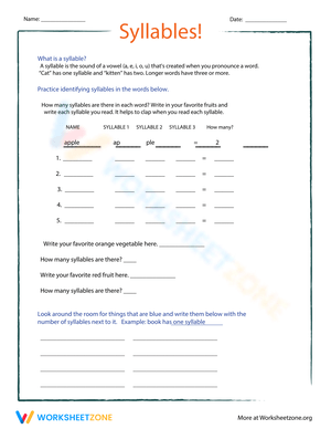 Counting Syllables: Part IV
