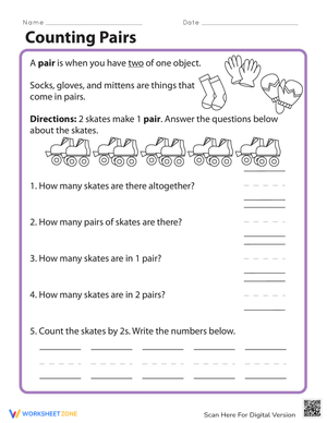 Discovering Pairs Worksheet