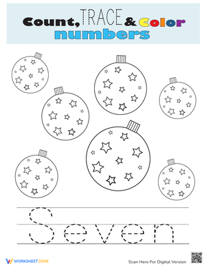 Count, Trace, and Color Number 7