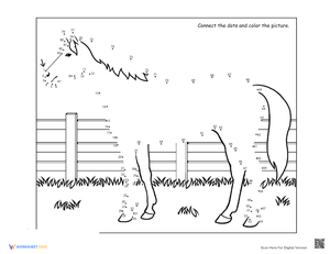 Wild Animals Dot to Dot