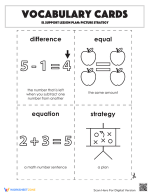 Vocabulary Cards: Picture Strategy