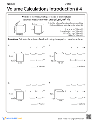 Introduction to Volume Calculation - Advanced