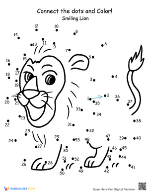 Connect the Dots: Lion Edition