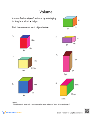 Practice Calculating Volume
