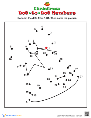 Christmas Dot to Dot Fun